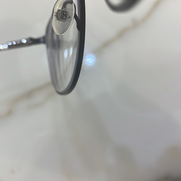 Balmain Glass Frames—BEAUTIFUL! Tortoise Shell & Silver—Made in France —Like New - Picture 10 of 12
